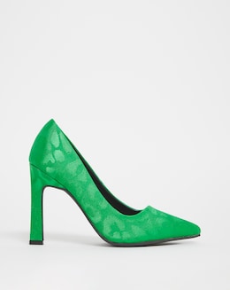Peony Pointed Toe Heeled Court Shoes - Extra Wide Fit (EEE)