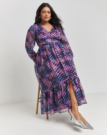 Lovedrobe Silver Detailing Midaxi Dress
