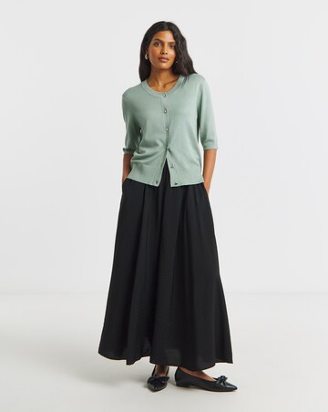 Mint Soft Touch Half Sleeve Cardigan