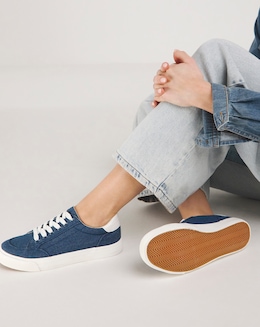 Millie Classic Lace Up Trainers - Extra Wide Fit (EEE)