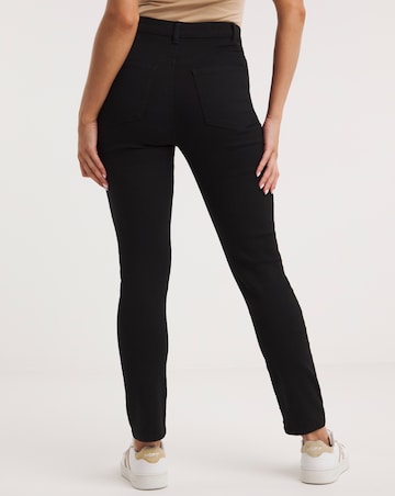 Simply Be Lexi Black High Waist Super Soft Slim Leg Jeans