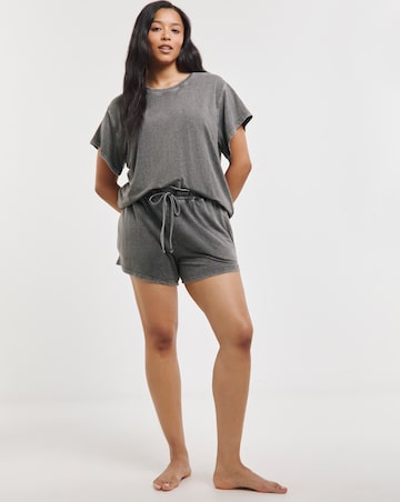 Ruched Back Lounge Short Set