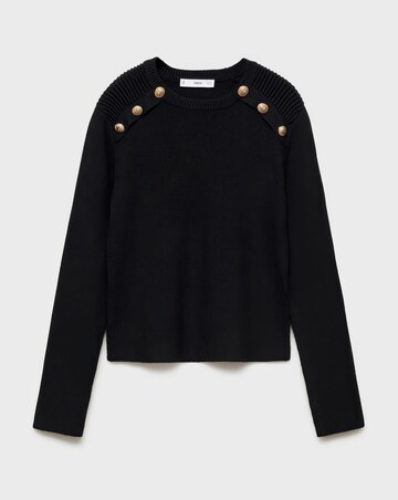 Mango Arturo Button Shoulder Sweater