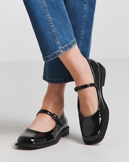 Brooke Mary Jane Square Toe Shoes - Extra Wide Fit (EEE)