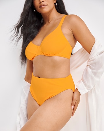 Mix and Match Crinkle High Leg Bikini Bottoms