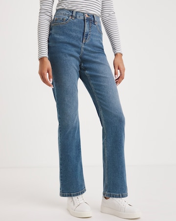 24/7 Mid Blue Straight Leg Jean