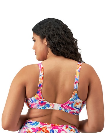 Elomi Savaneta Plunge Wired Bikini Top White