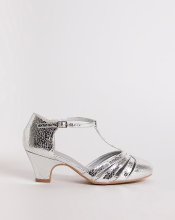Closed Back T Bar Occasion Sandal E Fit