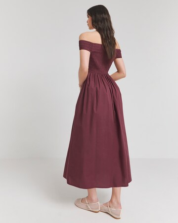 Nobody's Child Plum Bardot Amanda Midaxi Dress