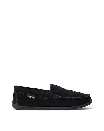 Polo Ralph Lauren Brenan Holiday Bear Suede Slippers