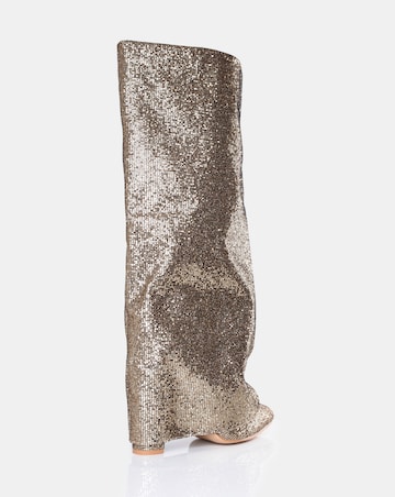 Public Desire Echo Knee High Wide E Fit