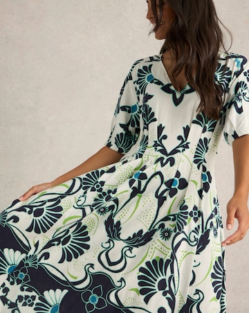 White Stuff Kate Linen Blend Shirt Dress