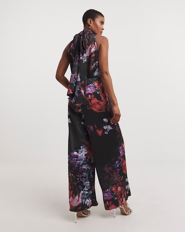 Ted Baker Marleeh Floral Halterneck Jumpsuit