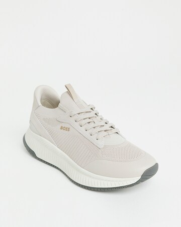 BOSS Titanium Trainer - Light Beige