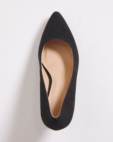 Kayla Flexi Sole Kitten Heel Court Shoe Wide E Fit