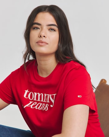 Tommy Jeans Slim Essential Logo Tee Ext