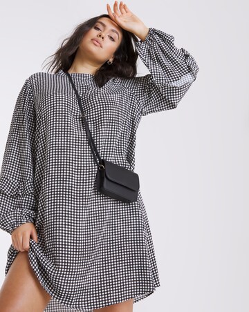 Finery London Check Rose Dress