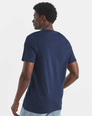 2 Pack T-Shirts Long Length- Black/Navy