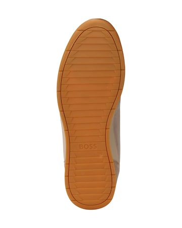 BOSS Titanium Suede Trainer - Light Beige