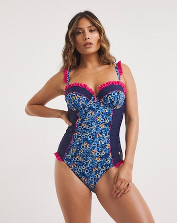 Joe Browns Butterfly Print Wired Swimsuit