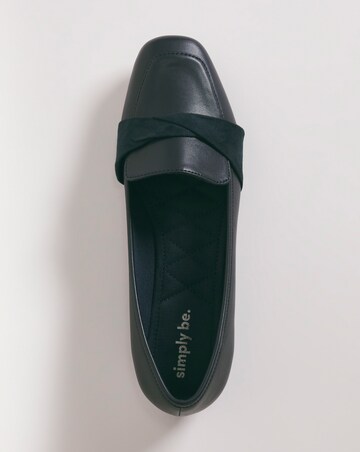 Aurora Twist Front Loafer Shoes Wide E Fit