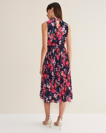 Phase Eight Tillie Pleat Floral Dress