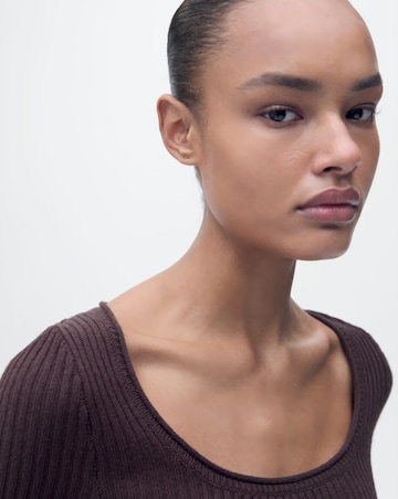 Mango Ribbed Rosae Top