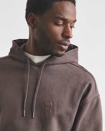 Union Garment Dyed Hoodie- Brown