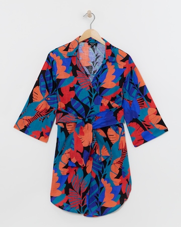 Tropical Cotton Beach Shirt