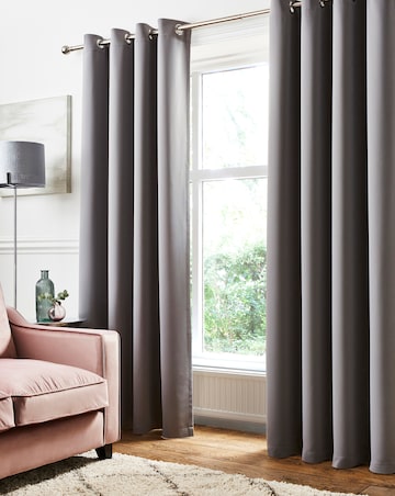 Twilight Woven Eyelet Light Filtering Curtains