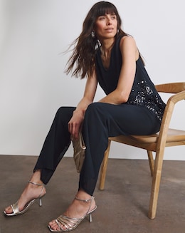 Joanna Hope Embellished Trouser Set