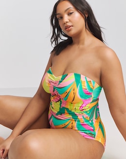 Ruched Bandeau Swimsuit