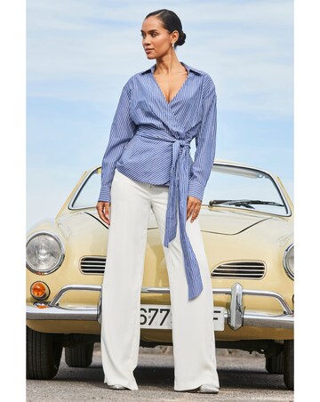 Sosandar Wrap Detail Shirt