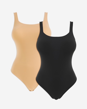 MAGISCULPT Light Control 2 Pack Smoothing Vest Bodysuits