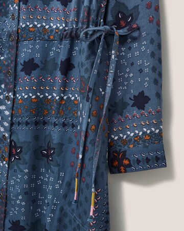 White Stuff Nora Patchwork Print Shirt Dress