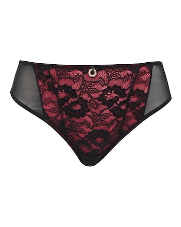 Simply Be Open Back Lace Brazilian Brief