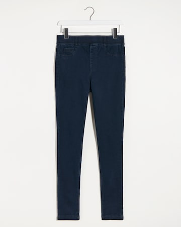 Amber Dark Indigo Pull On Skinny Jeggings