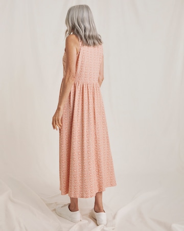 Julipa Sleeveless Pure Cotton Midi Dress