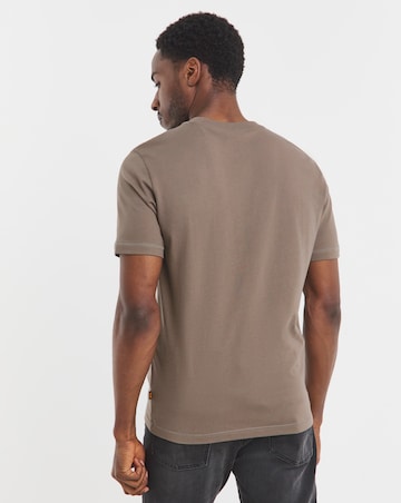 BOSS Short Sleeve Graphic Logo T-Shirt - Dark Beige