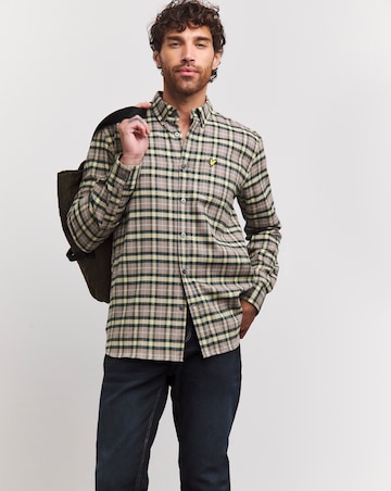 Lyle & Scott Long Sleeve Flannel Checked Shirt