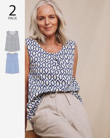 Julipa Pure Cotton 2 Pack Vest