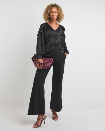 Joanna Hope Frill Tie Neck Blouse