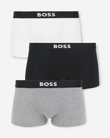 BOSS 3 Pack Icon Logo Trunk - Grey