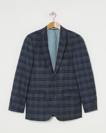 Warm Handle Check Suit Jacket