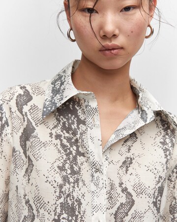 Mango Snake Print Shirt