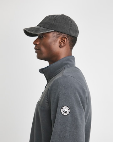 Snowdonia Charcoal 1/4 Zip Fleece