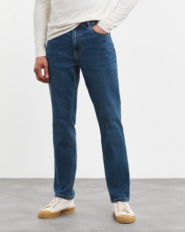 Slim Fit Stretch Jeans Mid Wash