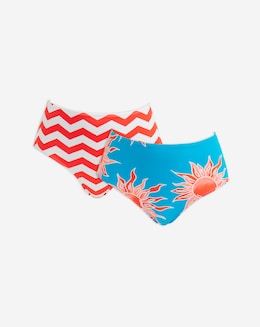 Value 2 Pack High Waist Bikini Briefs