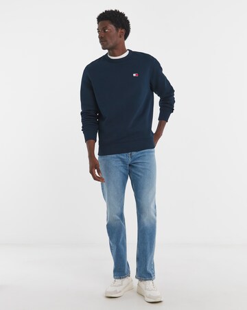 Tommy Jeans Badge Crew Sweatshirt - Navy