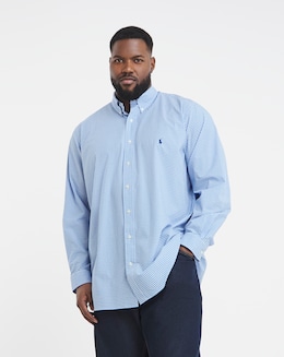 Polo Ralph Lauren Long Sleeve Stripe Stretch Poplin Shirt - Blue Multi